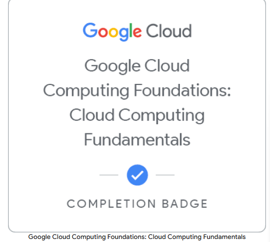 Google Cloud Computing Foundations: Cloud Computing Fundamentals