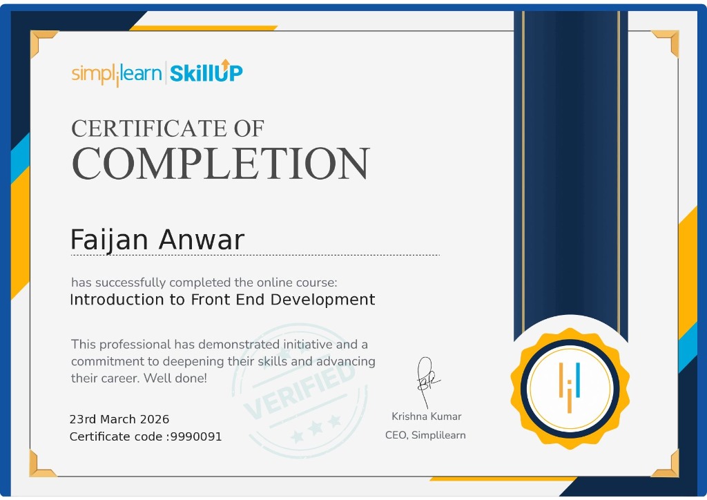 Introduction to Front End Development